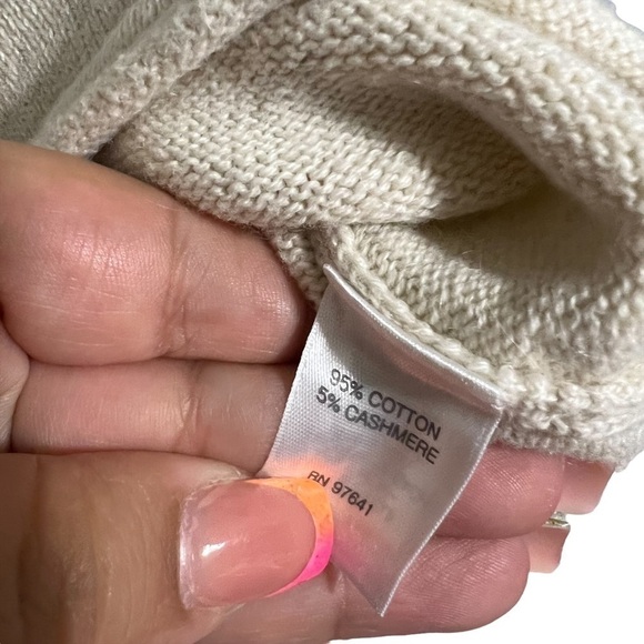 Pure J. jill pullover sweater medium cashmere blend - Picture 8 of 11